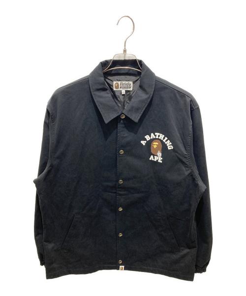 A BATHING APE（アベイシングエイプ）A BATHING APE (アベイシングエイプ) コーチジャケット ブラック サイズ: 2Lの古着・服飾アイテム