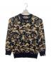 A BATHING APE（アベイシングエイプ）の古着「ASIA CAMO KNIT SWEATER」｜ネイビー