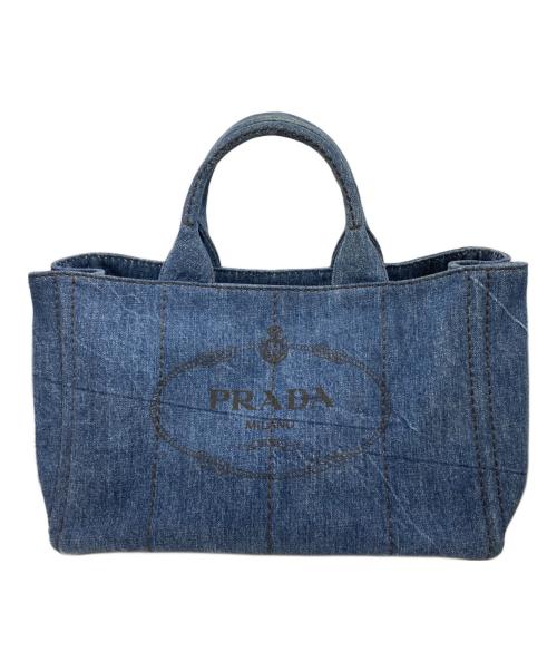 PRADA（プラダ）PRADA (プラダ) カナパトートバッグ インディゴの古着・服飾アイテム