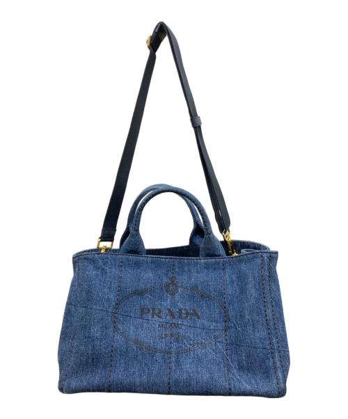 PRADA（プラダ）PRADA (プラダ) カナパトートバッグ インディゴの古着・服飾アイテム