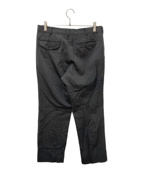 COMME des GARCONS HOMME PLUS（コムデギャルソンオムプリュス）COMME des GARCONS HOMME PLUS (コムデギャルソンオムプリュス) ヘリンボーンスラックス グレー サイズ:Mの古着・服飾アイテム