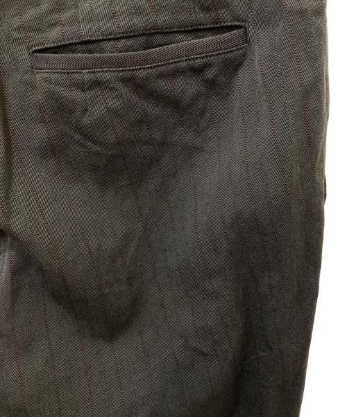 COMME des GARCONS HOMME PLUS（コムデギャルソンオムプリュス）COMME des GARCONS HOMME PLUS (コムデギャルソンオムプリュス) ヘリンボーンスラックス グレー サイズ:Mの古着・服飾アイテム