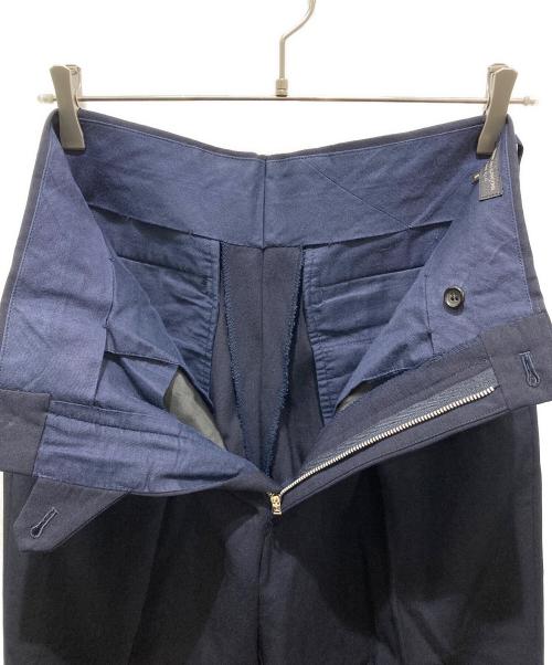 COMME des GARCONS HOMME PLUS（コムデギャルソンオムプリュス）COMME des GARCONS HOMME PLUS (コムデギャルソンオムプリュス) スラックス ネイビー サイズ:Sの古着・服飾アイテム
