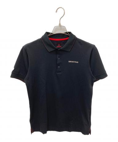 BRIEFING 黒 ポロシャツ 中古・古着通販】BRIEFING (ブリーフィング) MENS BASIC POLO ブラック