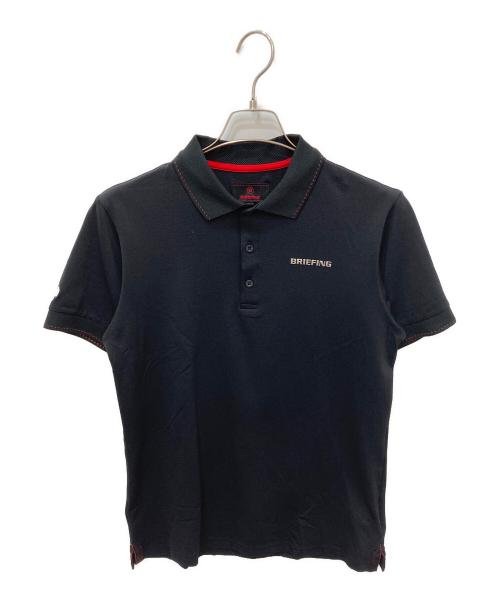 BRIEFING（ブリーフィング）BRIEFING (ブリーフィング) MENS BASIC POLO ブラック サイズ:Mの古着・服飾アイテム