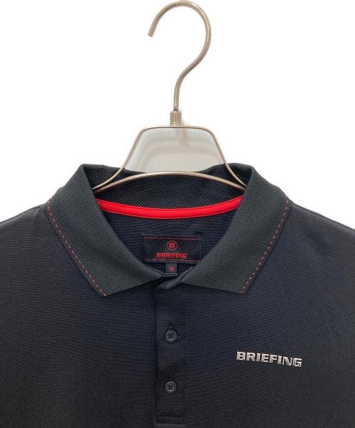 BRIEFING（ブリーフィング）BRIEFING (ブリーフィング) MENS BASIC POLO ブラック サイズ:Mの古着・服飾アイテム