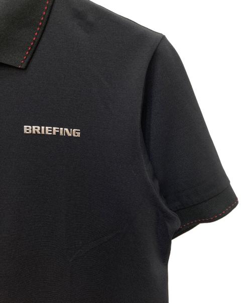 BRIEFING（ブリーフィング）BRIEFING (ブリーフィング) MENS BASIC POLO ブラック サイズ:Mの古着・服飾アイテム
