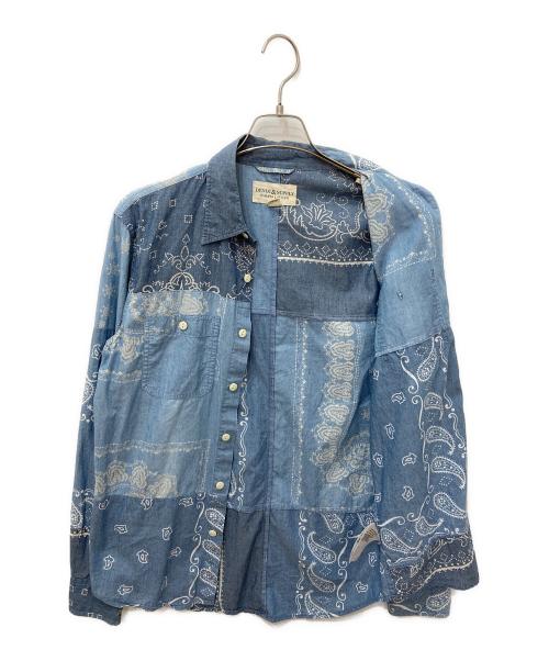 Denim & Supply Ralph Lauren（デニム＆サプライ ラルフローレン）DENIM & SUPPLY RALPH LAUREN (デニム＆サプライ ラルフローレン) ペイズリー柄シャツ ブルー サイズ:Sの古着・服飾アイテム