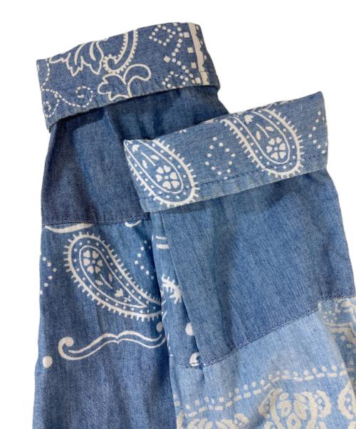 Denim & Supply Ralph Lauren（デニム＆サプライ ラルフローレン）DENIM & SUPPLY RALPH LAUREN (デニム＆サプライ ラルフローレン) ペイズリー柄シャツ ブルー サイズ:Sの古着・服飾アイテム