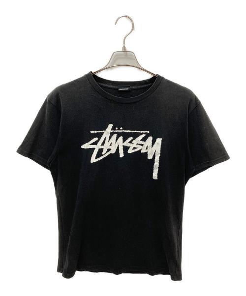 stussy（ステューシー）stussy (ステューシー) プリント半袖Tシャツ ブラック サイズ:Ｍの古着・服飾アイテム