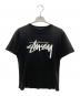 stussy（ステューシー）の古着「プリント半袖Tシャツ」｜ブラック