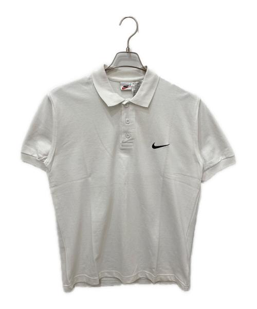 NIKE（ナイキ）NIKE (ナイキ) ポロシャツ ホワイト サイズ:Mの古着・服飾アイテム