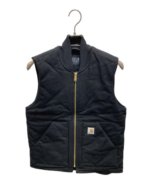 CarHartt（カーハート）CarHartt (カーハート) Relaxed Fit Firm Duck Vest ブラック サイズ:Ｓの古着・服飾アイテム