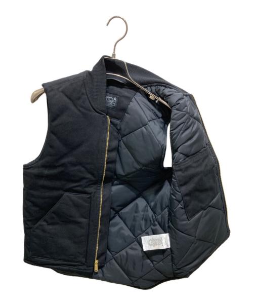 CarHartt（カーハート）CarHartt (カーハート) Relaxed Fit Firm Duck Vest ブラック サイズ:Ｓの古着・服飾アイテム