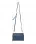 FURLA (フルラ) ロゴショルダーウォレット ブルー：5000円