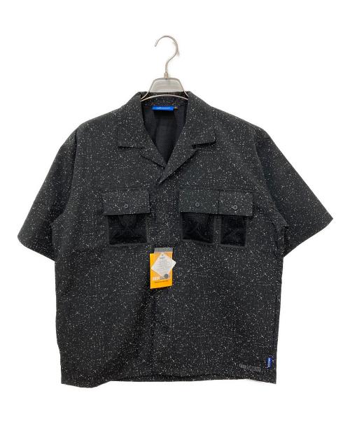 GRIP SWANY（グリップスワニー）GRIP SWANY (グリップスワニー) atmos (アトモス) CAMP SHIRT ブラック サイズ:Mの古着・服飾アイテム