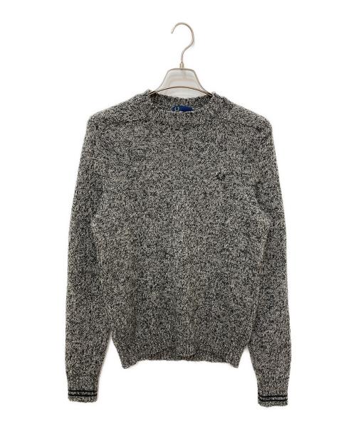 FRED PERRY（フレッドペリー）FRED PERRY (フレッドペリー) クルーネックニット グレー サイズ:Ｌの古着・服飾アイテム