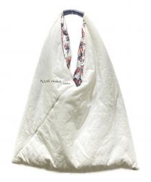 MM6 Maison Margiela（エムエムシックスメゾンマルジェラ）の古着「ジャパニーズトートバッグ」｜ホワイト