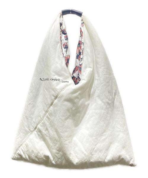 MM6 Maison Margiela（エムエムシックスメゾンマルジェラ）MM6 Maison Margiela (エムエムシックスメゾンマルジェラ) ジャパニーズトートバッグ ホワイトの古着・服飾アイテム