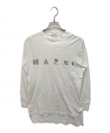 MARNI（マルニ）の古着「プリントロングスリーブカットソー」｜ホワイト