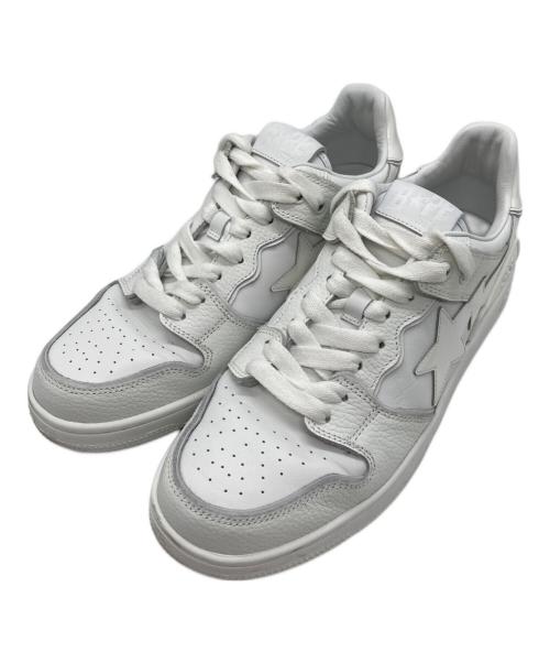 A BATHING APE（アベイシングエイプ）A BATHING APE (アベイシングエイプ) BAPE STA! ホワイト サイズ:26.5の古着・服飾アイテム