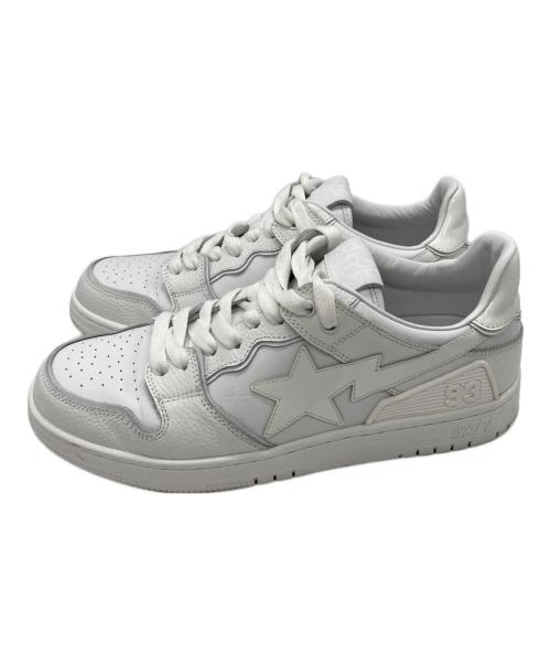 A BATHING APE（アベイシングエイプ）A BATHING APE (アベイシングエイプ) BAPE STA! ホワイト サイズ:26.5の古着・服飾アイテム