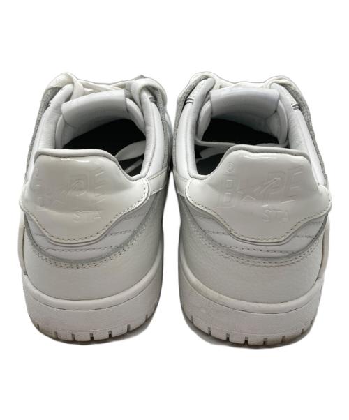 A BATHING APE（アベイシングエイプ）A BATHING APE (アベイシングエイプ) BAPE STA! ホワイト サイズ:26.5の古着・服飾アイテム