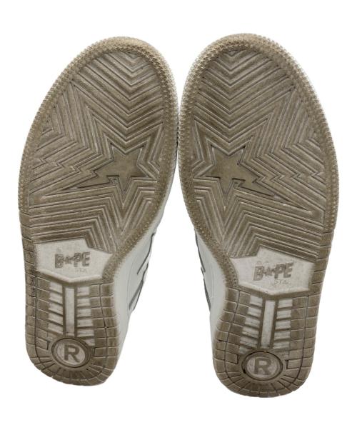 A BATHING APE（アベイシングエイプ）A BATHING APE (アベイシングエイプ) BAPE STA! ホワイト サイズ:26.5の古着・服飾アイテム