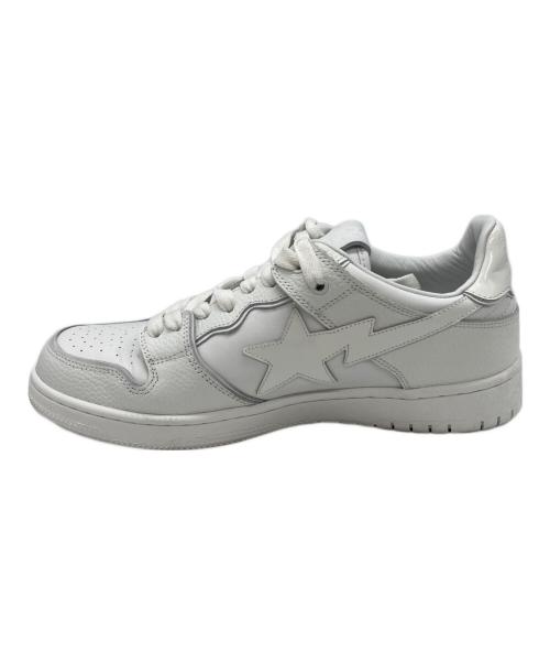 A BATHING APE（アベイシングエイプ）A BATHING APE (アベイシングエイプ) BAPE STA! ホワイト サイズ:26.5の古着・服飾アイテム