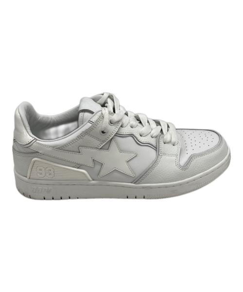 A BATHING APE（アベイシングエイプ）A BATHING APE (アベイシングエイプ) BAPE STA! ホワイト サイズ:26.5の古着・服飾アイテム