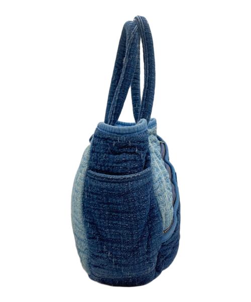 Porter Classic（ポータークラシック）Porter Classic (ポータークラシック) PC SASHIKO TOTE BAG　PC刺し子トートバッグ ネイビーの古着・服飾アイテム