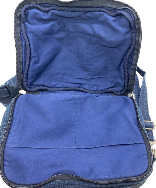 Porter Classic（ポータークラシック）Porter Classic (ポータークラシック) NEWTON SASHIKO SHOULDER BAG　ニュートン刺し子ショルダーバッグ ブルーの古着・服飾アイテム