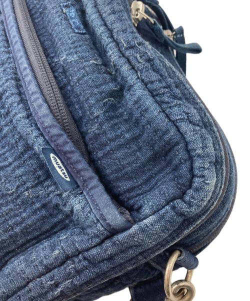 Porter Classic（ポータークラシック）Porter Classic (ポータークラシック) NEWTON SASHIKO SHOULDER BAG　ニュートン刺し子ショルダーバッグ ブルーの古着・服飾アイテム
