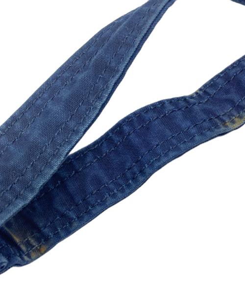 Porter Classic（ポータークラシック）Porter Classic (ポータークラシック) NEWTON SASHIKO SHOULDER BAG　ニュートン刺し子ショルダーバッグ ブルーの古着・服飾アイテム