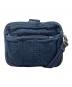 Porter Classic（ポータークラシック）の古着「NEWTON SASHIKO SHOULDER BAG　ニュートン刺し子ショルダーバッグ」｜ブルー