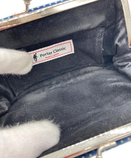 Porter Classic（ポータークラシック）Porter Classic (ポータークラシック) KENDOがま口財布 ブルーの古着・服飾アイテム