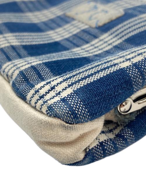 Porter Classic（ポータークラシック）Porter Classic (ポータークラシック) がま口財布 ブルーの古着・服飾アイテム