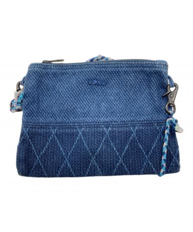 ポータクラシック刺し子ポーチ濃紺ショルダーバック PORTER CLASSIC（ポータークラシック） ポーチ ショルダー SASHIKO 斜