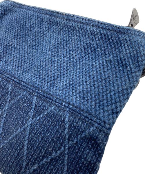 Porter Classic（ポータークラシック）Porter Classic (ポータークラシック) KENDO 刺し子ショルダーバック ブルーの古着・服飾アイテム