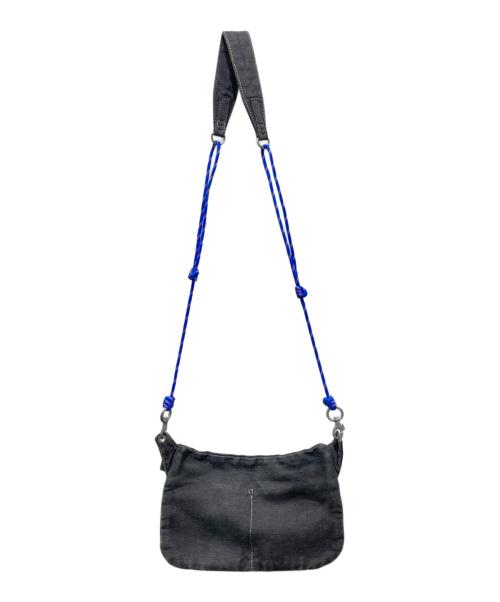 Porter Classic（ポータークラシック）Porter Classic (ポータークラシック) HARD LINEN SHOULDER BAG　ハードリネン ショルダーバッグ  ブラックの古着・服飾アイテム