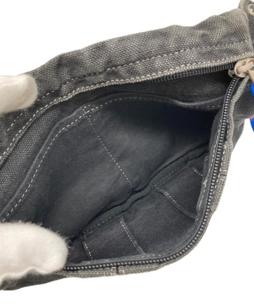 Porter Classic（ポータークラシック）Porter Classic (ポータークラシック) HARD LINEN SHOULDER BAG　ハードリネン ショルダーバッグ  ブラックの古着・服飾アイテム