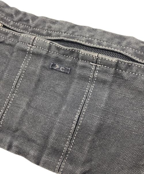 Porter Classic（ポータークラシック）Porter Classic (ポータークラシック) HARD LINEN SHOULDER BAG　ハードリネン ショルダーバッグ  ブラックの古着・服飾アイテム