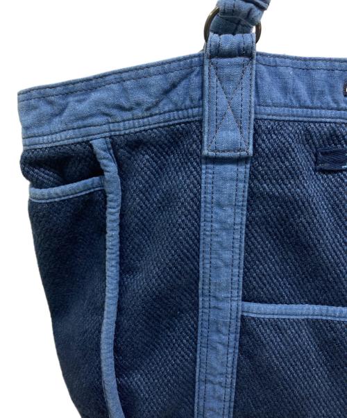 Porter Classic（ポータークラシック）Porter Classic (ポータークラシック) KENDO TOTE BAG　ケンドートートバッグ  ブルーの古着・服飾アイテム
