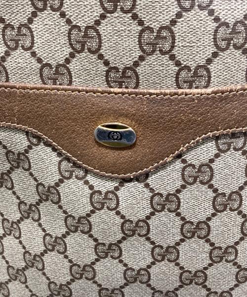 GUCCI（グッチ）GUCCI (グッチ) トートバッグ　GGスプリーム　OLD　 ブラウンの古着・服飾アイテム