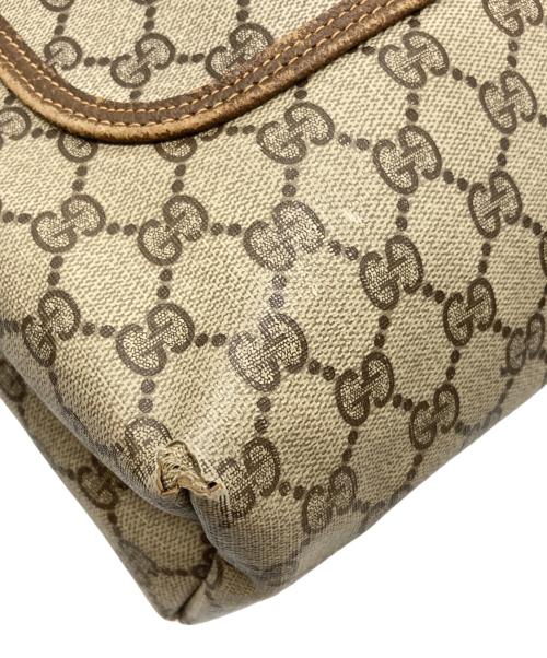 GUCCI（グッチ）GUCCI (グッチ) トートバッグ　GGスプリーム　OLD　 ブラウンの古着・服飾アイテム