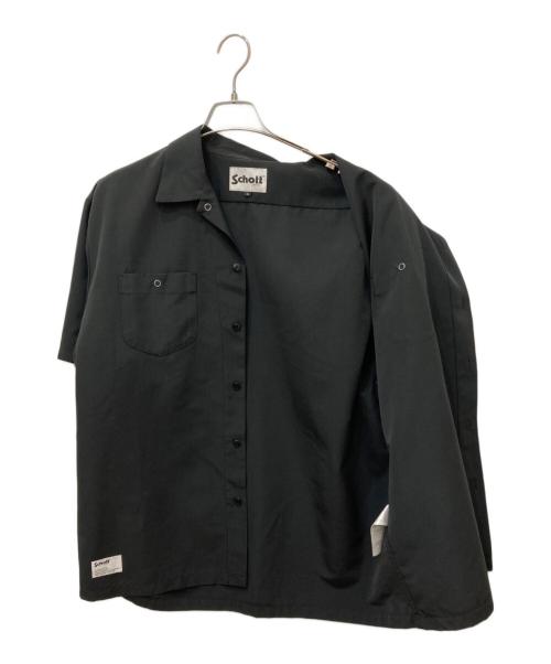 Schott（ショット）Schott (ショット) T/C WORK SHIRT　ワークシャツ ブラック サイズ:XLの古着・服飾アイテム