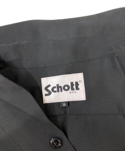 Schott（ショット）Schott (ショット) T/C WORK SHIRT　ワークシャツ ブラック サイズ:XLの古着・服飾アイテム