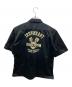 IRON HEART (アイアンハート) T/C WESTPOINT PRINT S/S WORK SHIRT ブラック サイズ:XXL：14000円