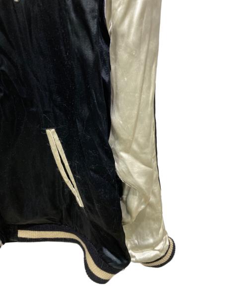 VANSON（バンソン）VANSON (バンソン) スカルリバーシブルスカジャン ブラック サイズ:XXLの古着・服飾アイテム