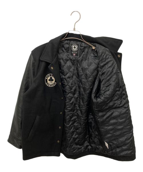 ACE CAFE LONDON（エースカフェロンドン）ace cafe london (エースカフェロンドン) スタジャン ブラック サイズ:XLの古着・服飾アイテム